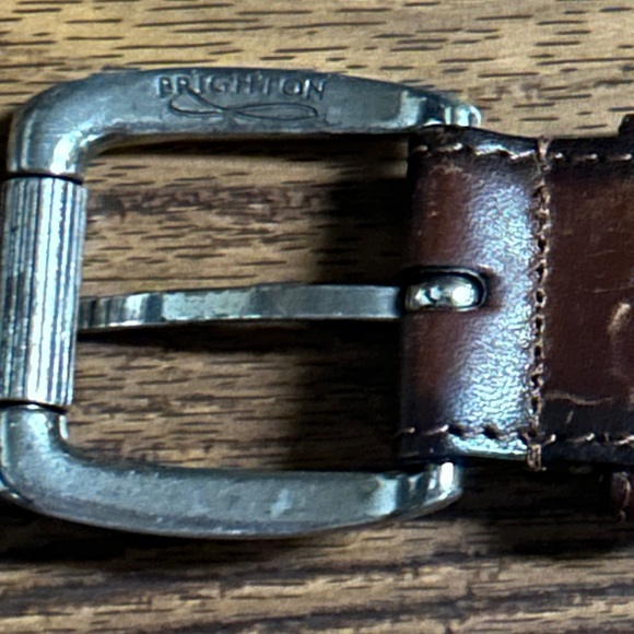 Brighton • Size 33 • Men’s • Brown/Black • • Studded • Belt - Picture 8 of 10